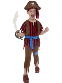 Dětský kostým Otrhaný pirát